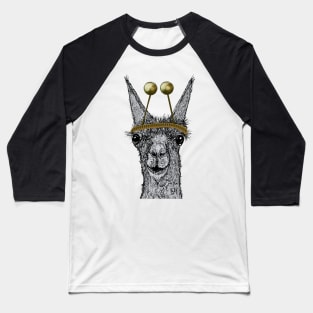 Lama Christmas Baseball T-Shirt